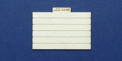 LCC 04-86 OO gauge plank panel for coal staithes type 3